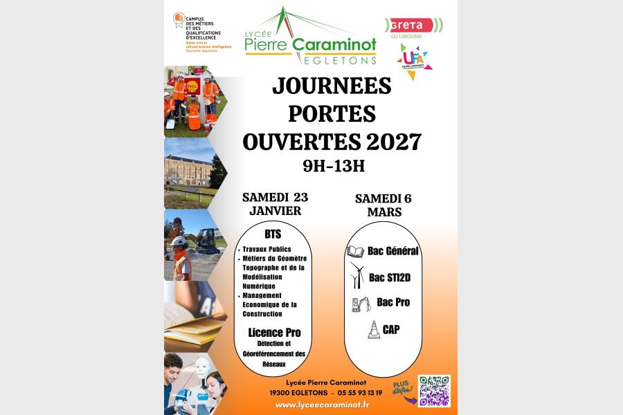 Journées Portes Ouvertes 2027